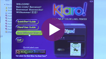 如何安装 Kiaro! Windows 打印机驱动程序和维护实用工具